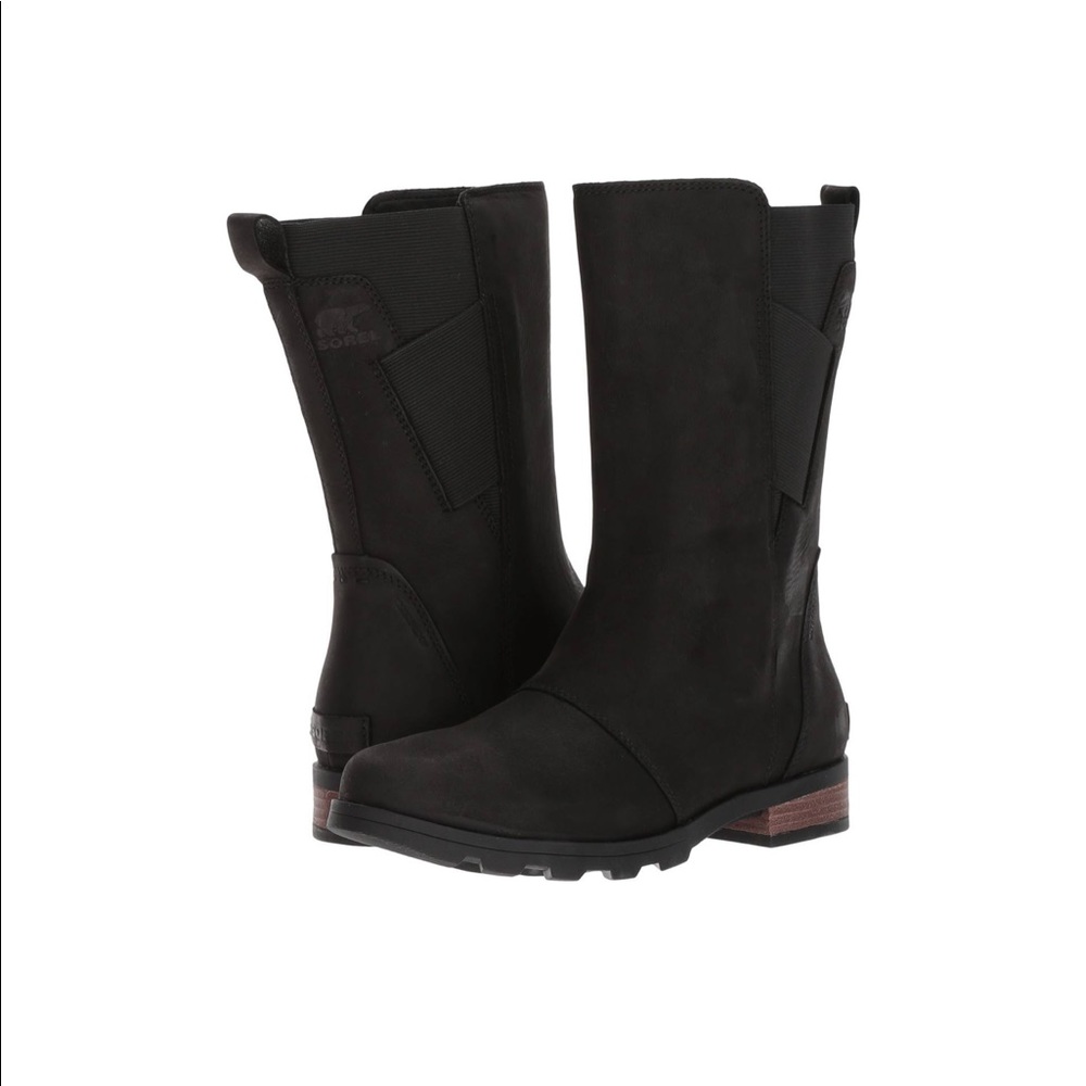 Sorel Emelie Mid Boot - Women's Black 8.5